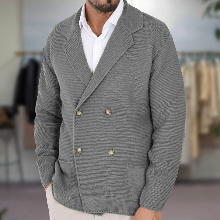 Akseli™ - Gianni kaksirivinen neuletakki